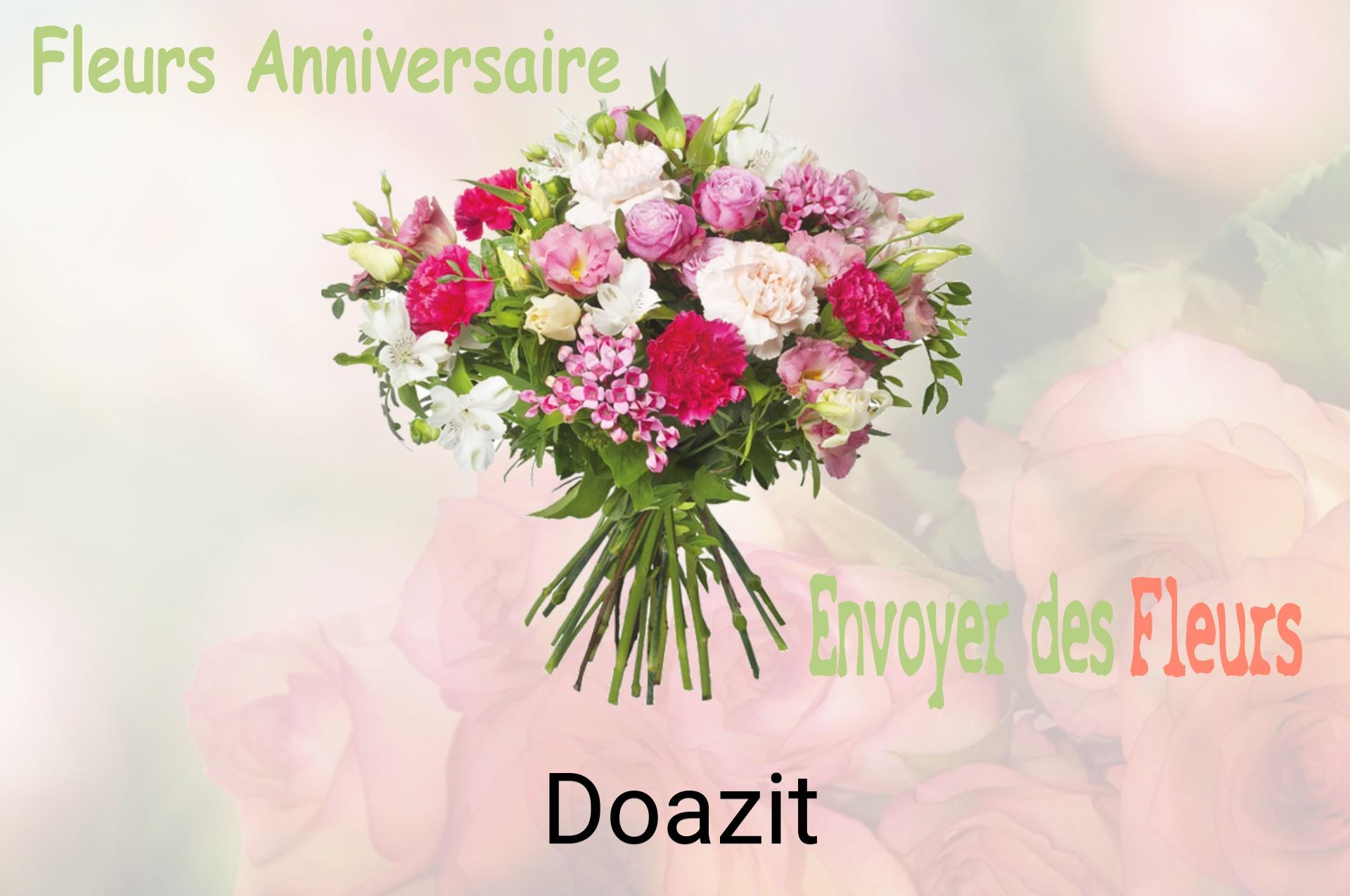 Bouquet de fleurs d’anniversaire livré à Doazit